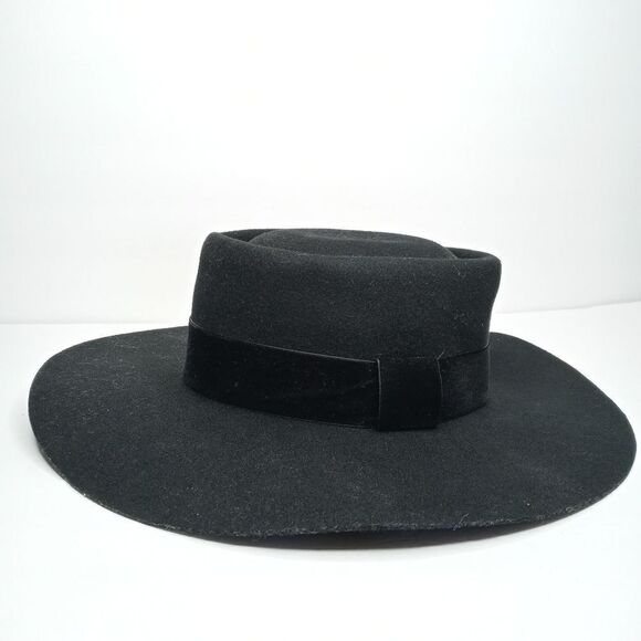 Zertrue black fedora hat size medium